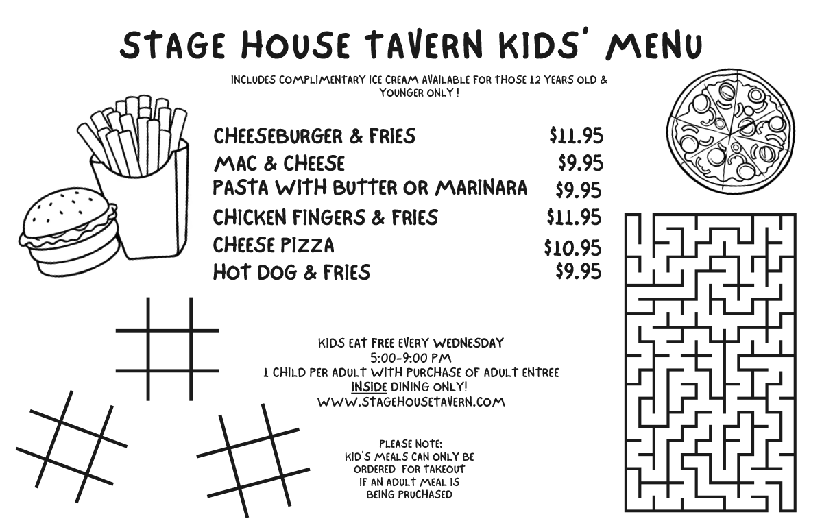 Somerset Kids' Menu