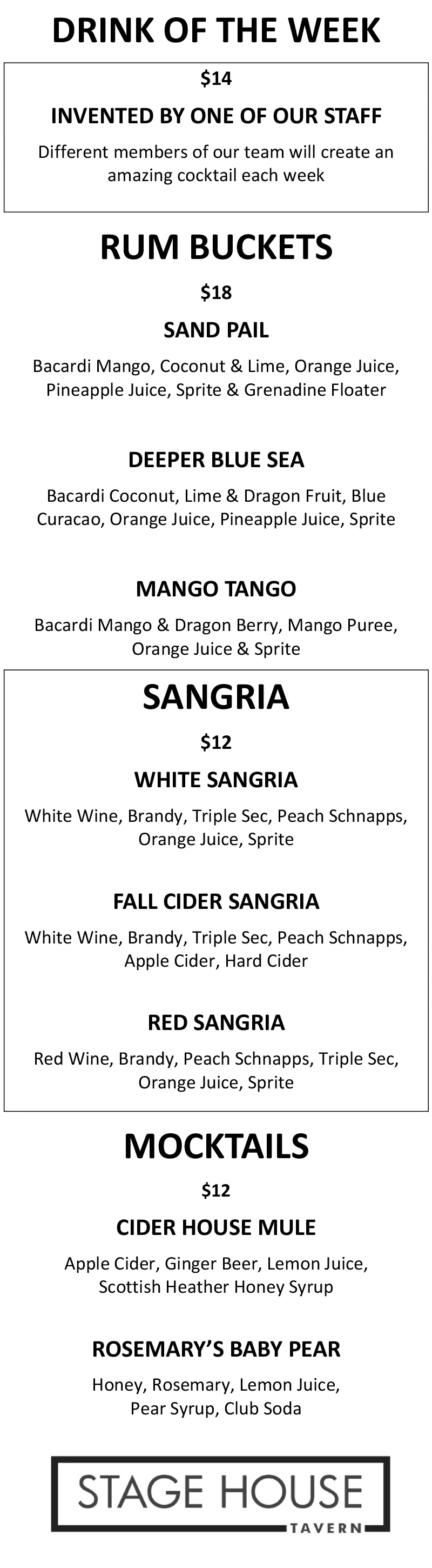 cocktails in Mountainside